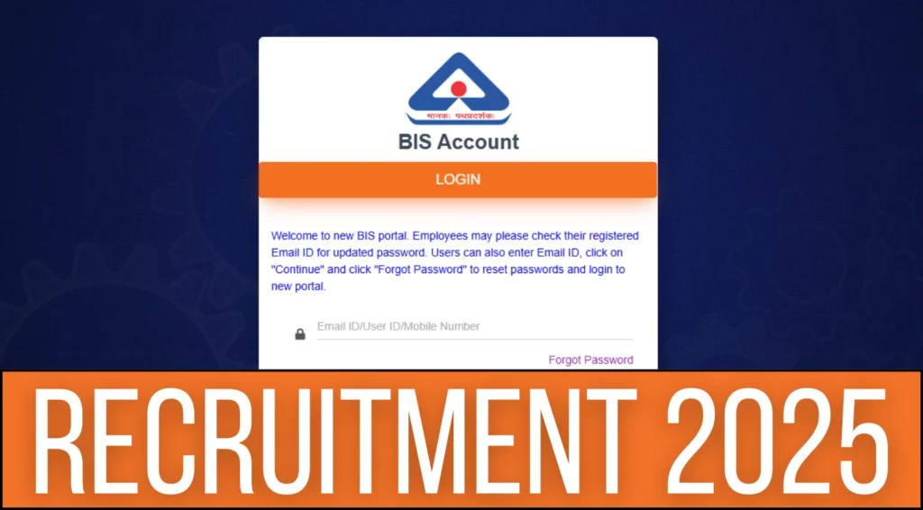 BIS Consultant Recruitment 2025 Apply for 160 Vacancies Before 09 May