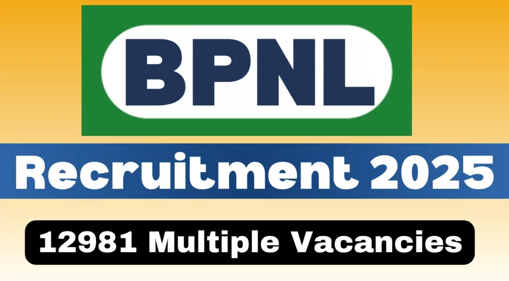 BPNL Recruitment 2025