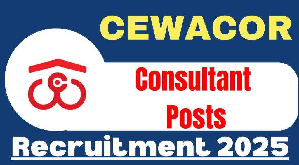 CEWACOR Consultant Recruitment 2025