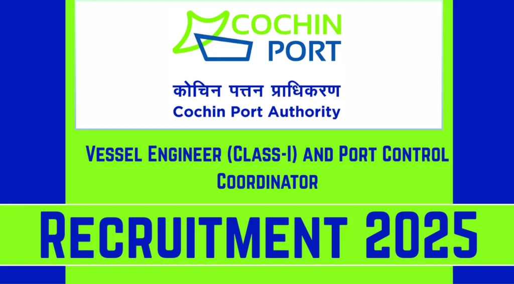 Cochin Port Authority Recruitment 2025.webp