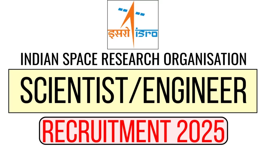 ISRO Scientist Engineer Recruitment 2025 Apply Online isrogov in before May 19