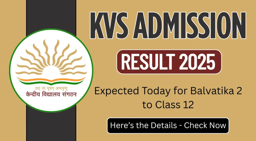 KVS Admission Result 2025.webp