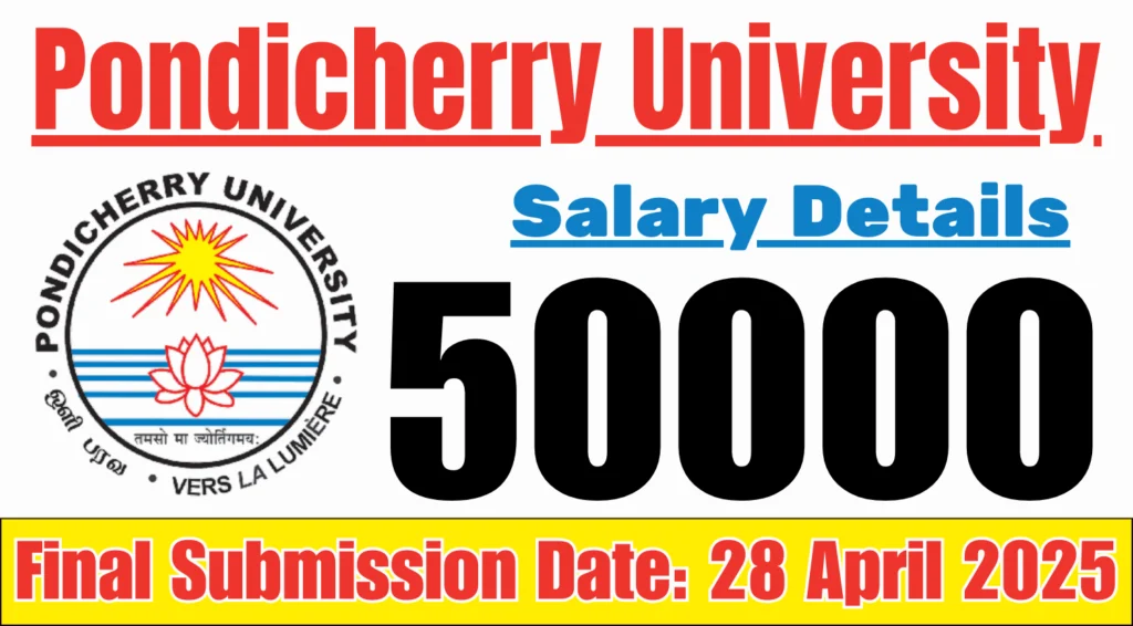 Pondicherry University Vacancy 2025.webp