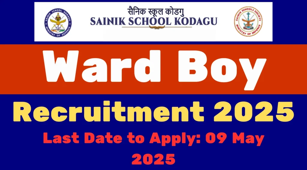 Sainik School Kodagu Recruitment 2025.webp