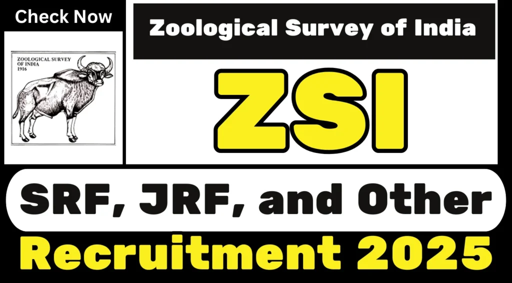 Zoological Survey of India Recruitment 2025 2.webp