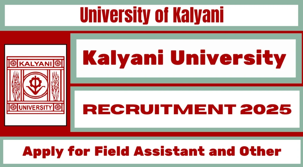 Kalyani University Recruitment 2025 1.webp
