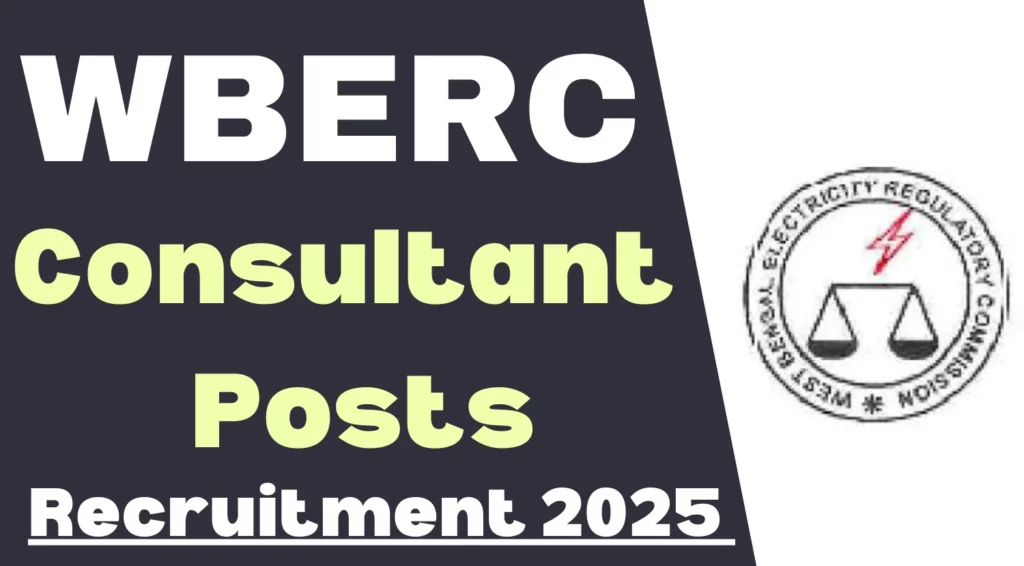 WBERC Consultant Recruitment 2025