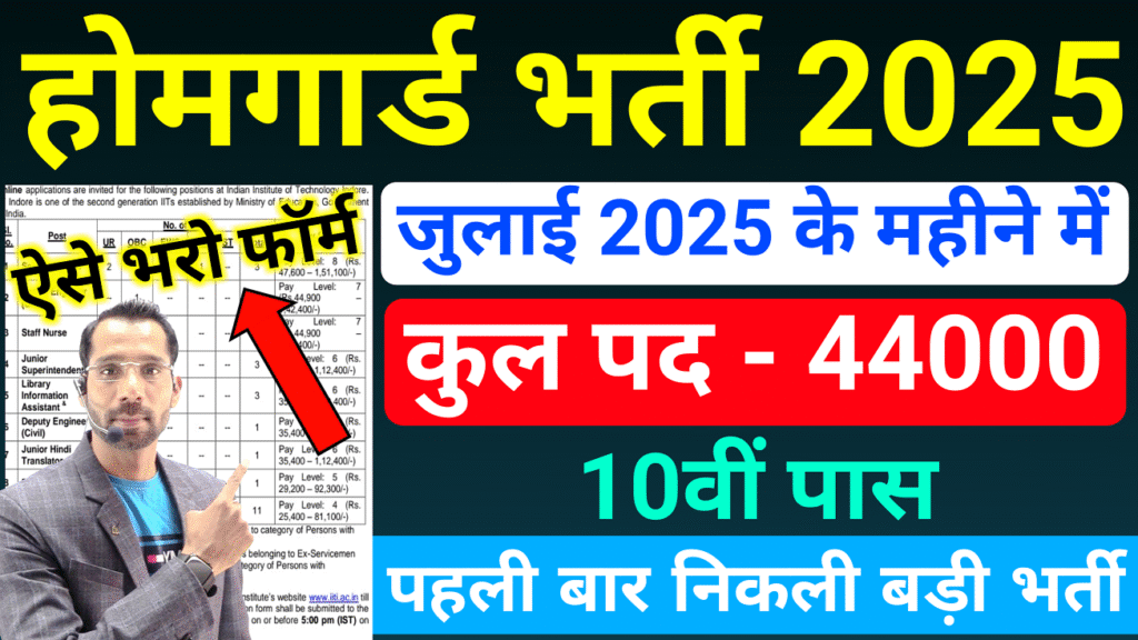 होमगार्ड भर्ती 2025